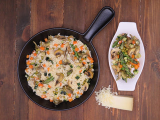 ARROZ MELOSO DE VERDURAS CON MANCHEGO