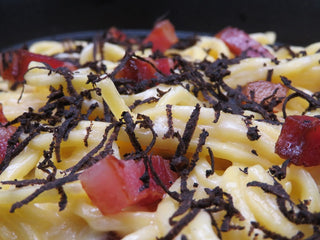 ESPAGUETI CARBONARA con trufa