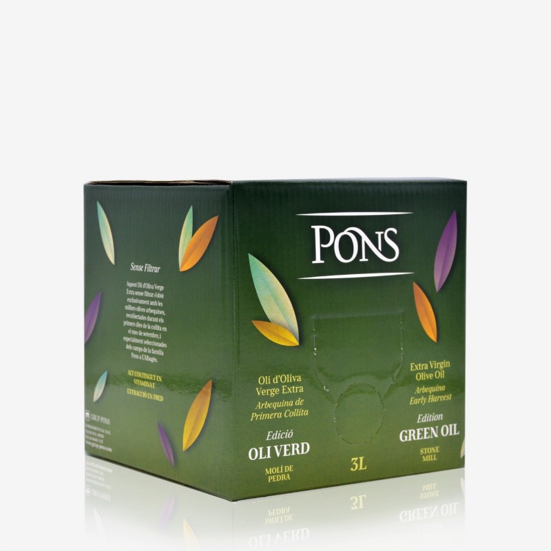 PONS Green Oil 3 L. - Bag in Box