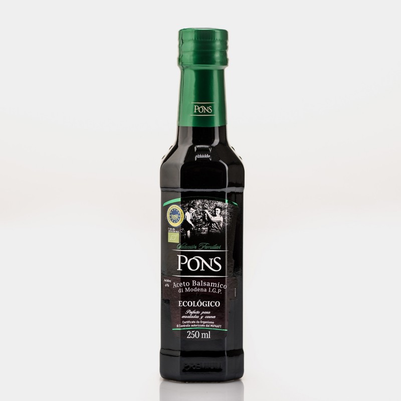 PONS Organic Balsamic Vinegar IGP 250 MI