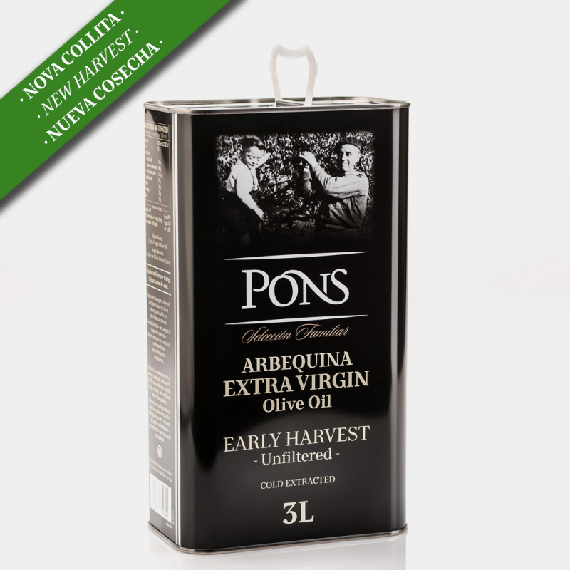 PONS Arbequina Early Harvest 3 L. Tin