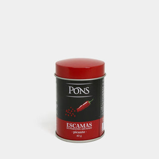 PONS Escamas  de Pimentón ahumado picante 40 Gr.