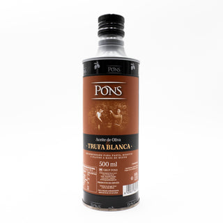 PONS Aceite de Oliva infusionado con Trufa Blanca 500 Ml.
