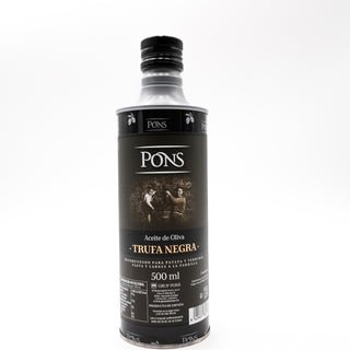 PONS Aceite de Oliva infusionado con Trufa Negra 500 Ml.