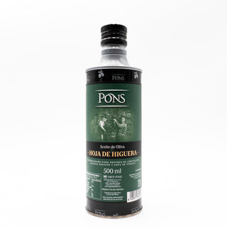 PONS Virgen Extra con Hoja de Higuera Lata 500Ml.