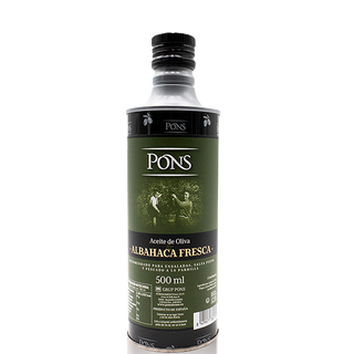 PONS Oli d'Oliva amb Alfàbrega Fresca 500 Ml
