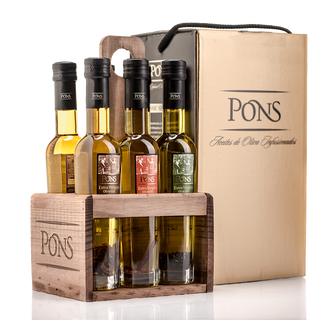 PONS Setrillera de Fusta de 6 Olis Infusionats 250 ml
